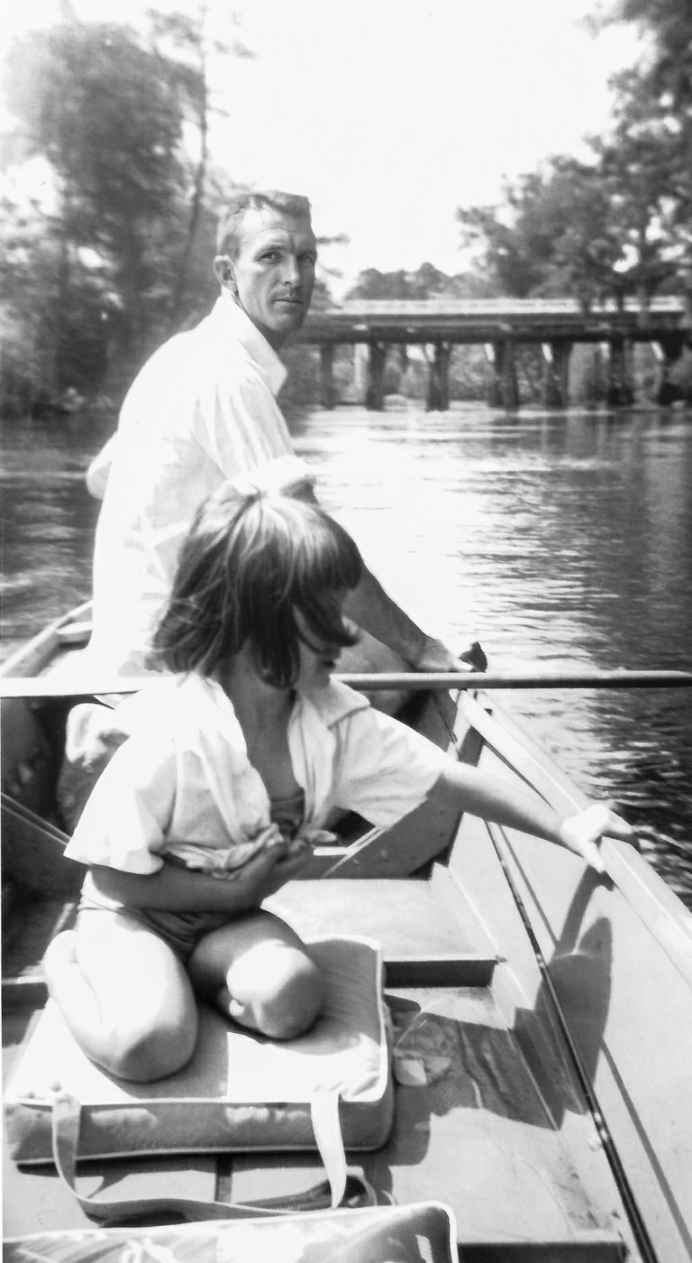 Cyndi and Daddy - Summer 1953